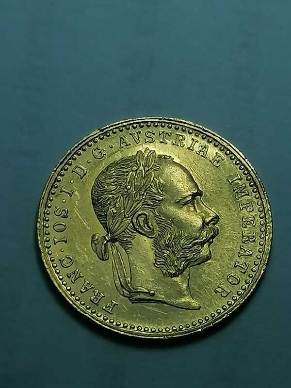 Francisco I 1886 1 ducado 3,49 gr oro
