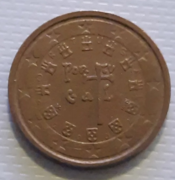 2 céntimos Portugal