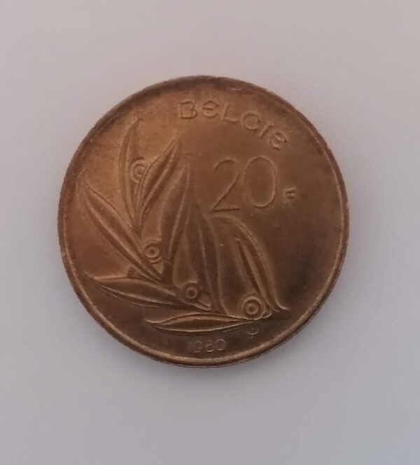 1 moneda de 20 francos