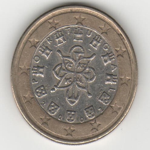 Moneda Portugal 1 euro 2002