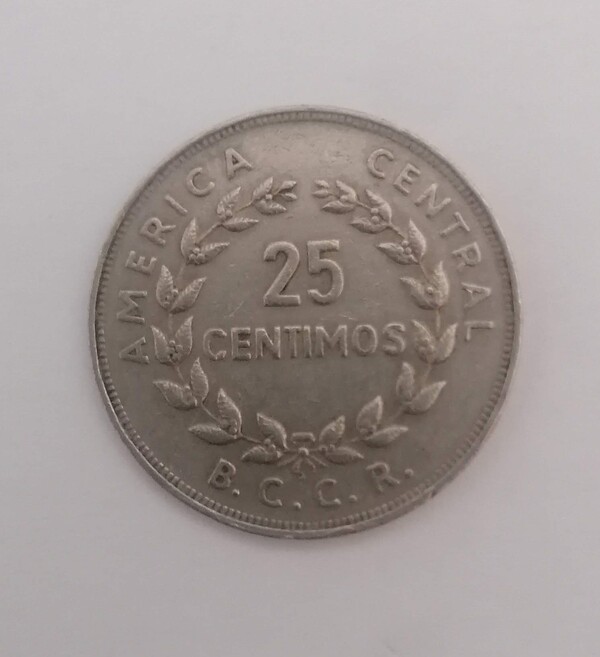 25 céntimos de Costa Rica