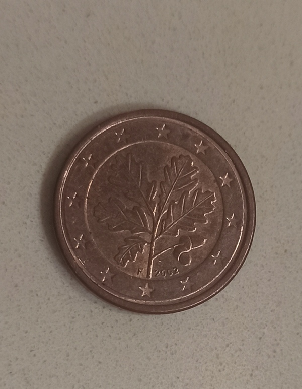 moneda de 1 cent Alemania 2002