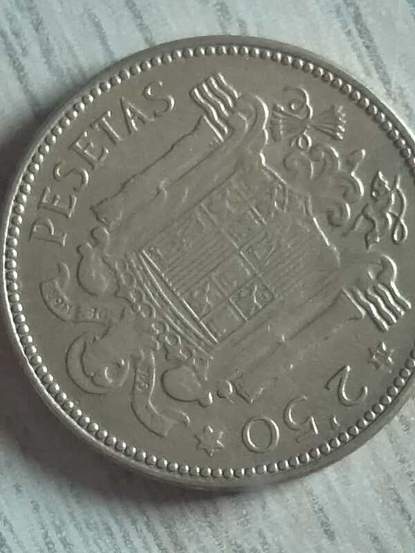 Moneda 2,50 pesetas 1953