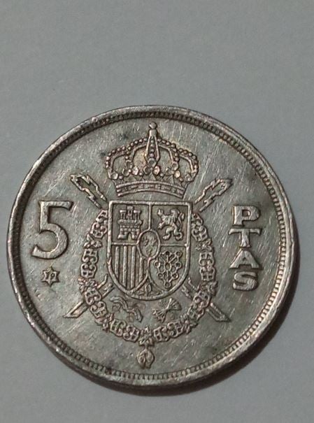 Moneda 5 pesetas España 1975 - Estrella 79