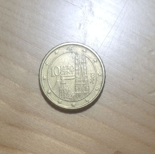 Moneda 10 céntimos Austria 2002
