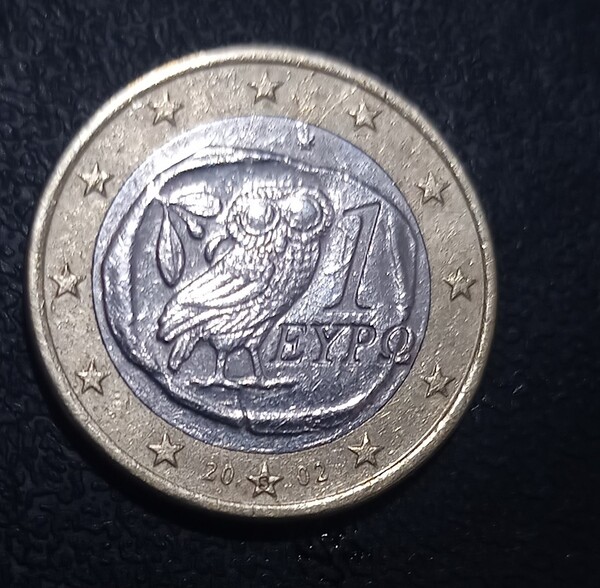 1 Euro de Grecia año 2002 S
