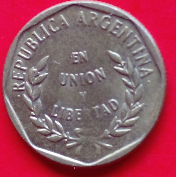 Moneda 1 centavo erro de acuñacion argentinatina año 1993