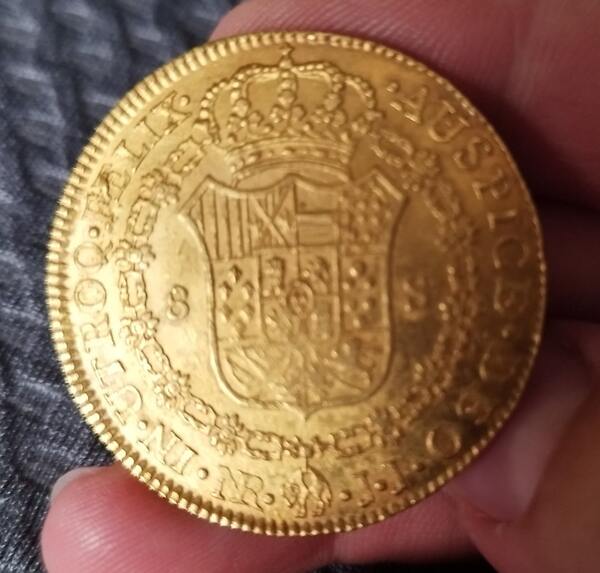 8 escudos de oro Carlos III 1786