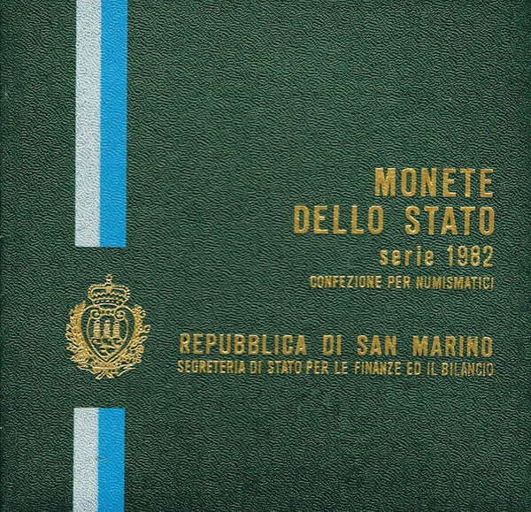 J0038# San Marino 1982. Emisión de Monedas Anual (BU) WCC#MS21