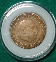 Moneda 1 peseta 1947 *19 *54
