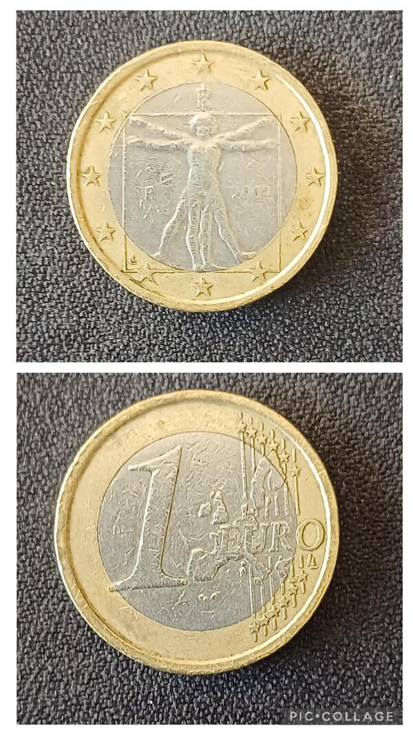 1 euro Italia  2002