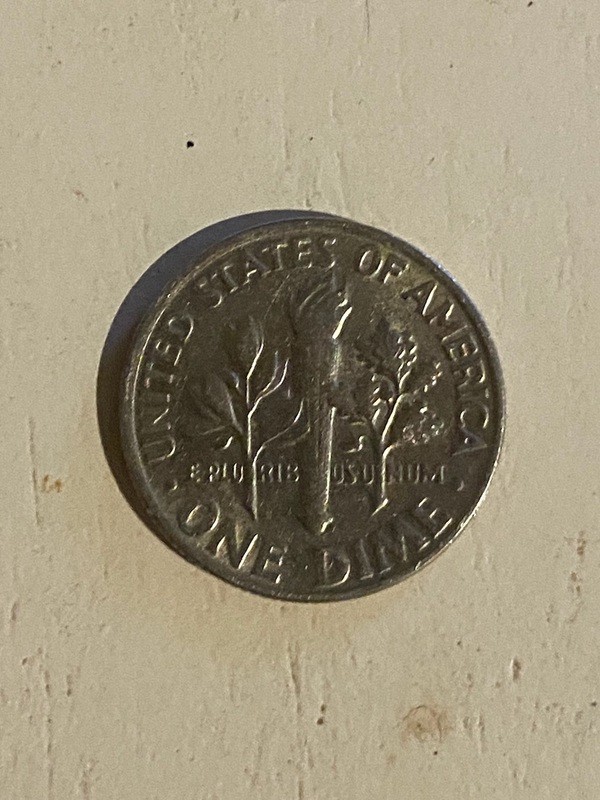 1 dime (10 cents) (Roosevelt Dime)