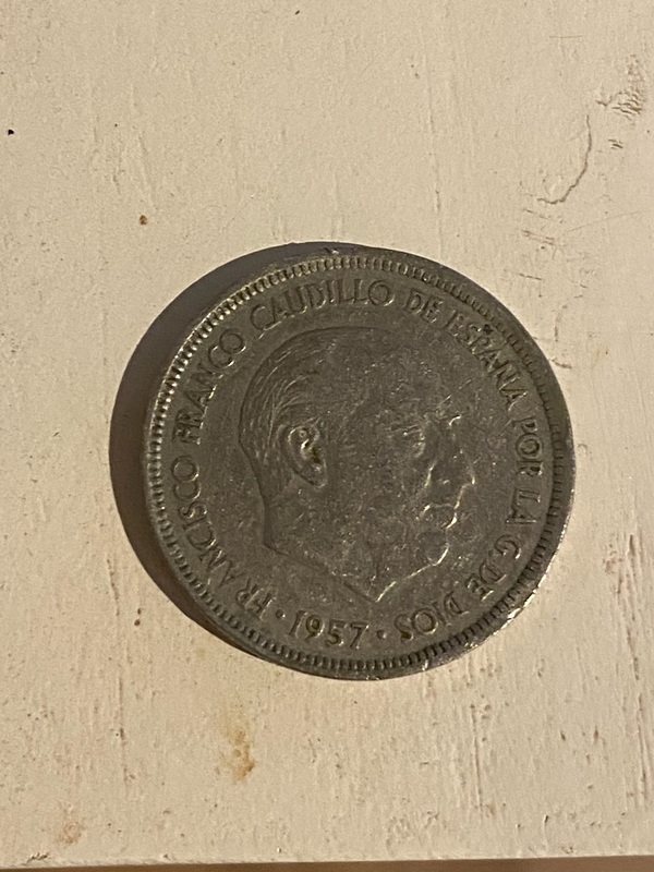 5 pesetas de Francisco Franco Caudillo de España