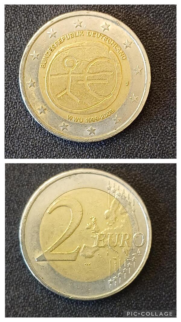 2 euros Alemania conmemorativa 1999-2009