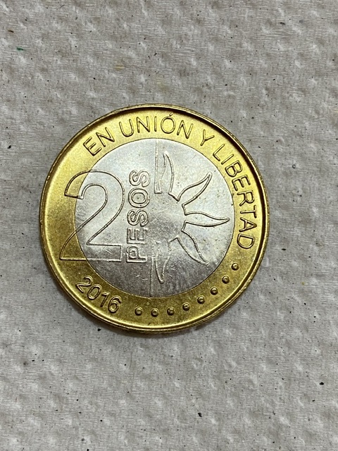 2 pesos (Bicentenario de la independencia)