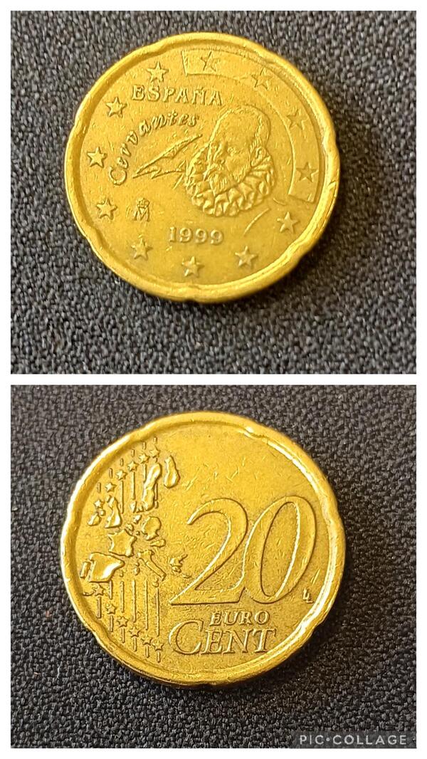 20 centimos España 1999