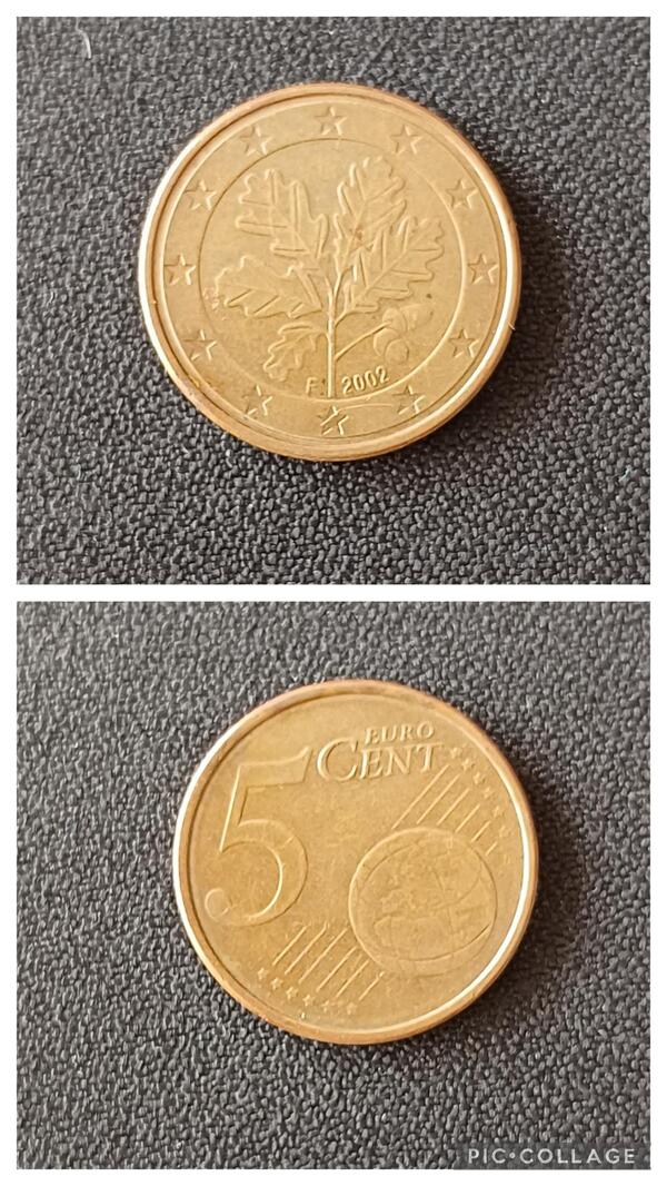 5 centimos  Alemania 2002 F