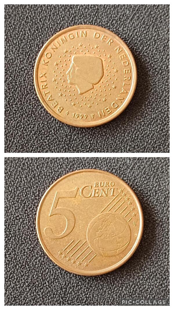 5 centimos Holanda 1999