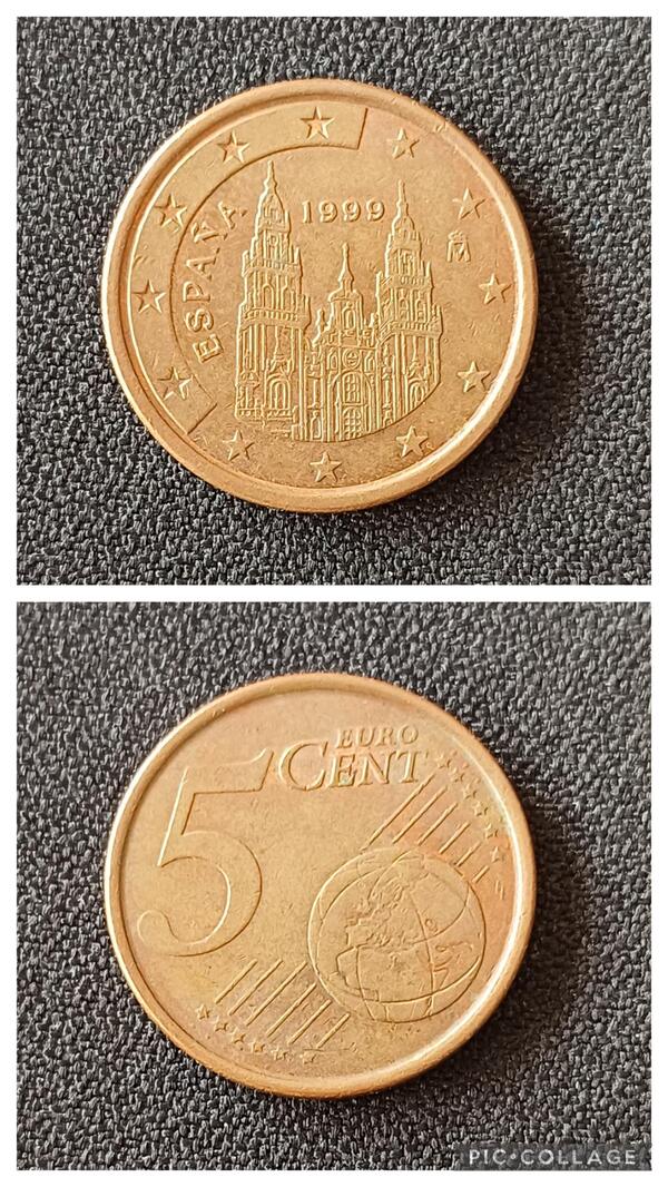 5 centimos España 1999