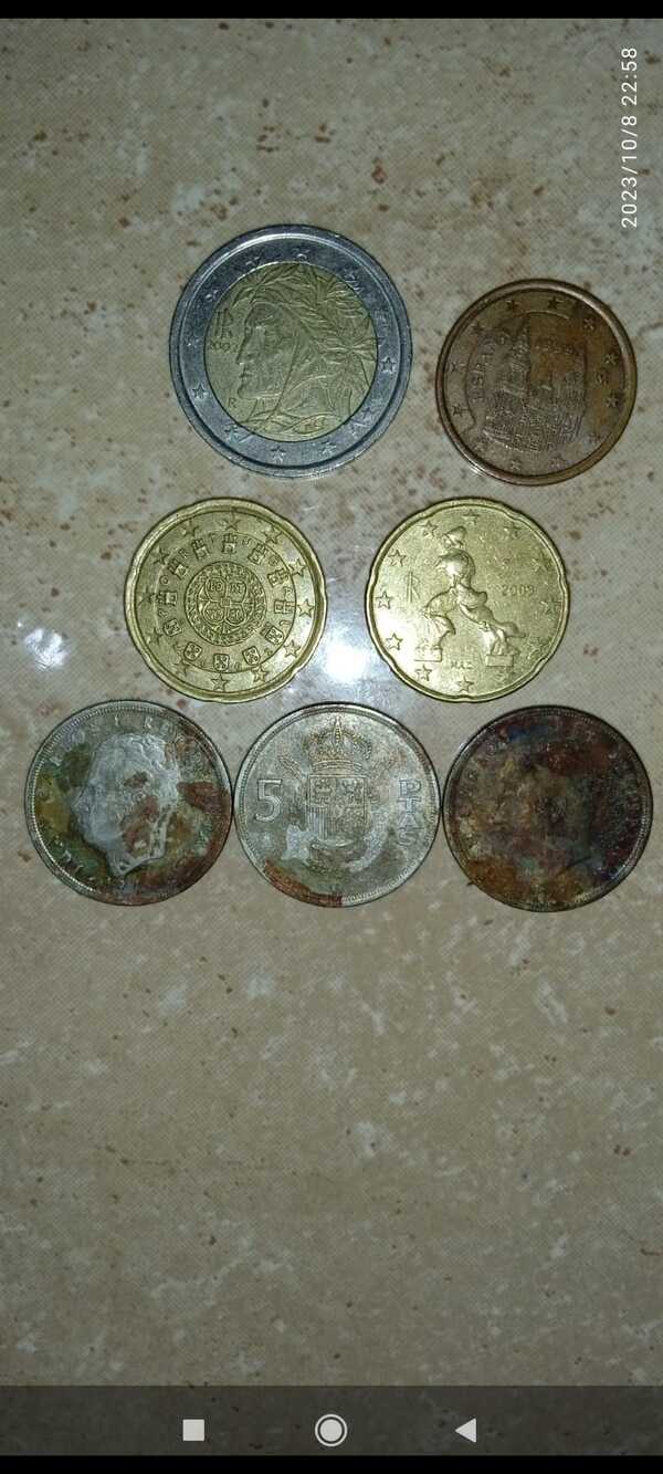 Various €/5 pesetas 1975 (each coin, listen offers)