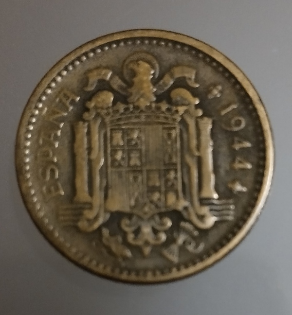Moneda 1peseta 1944