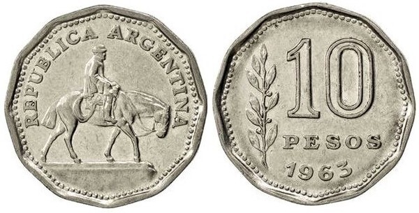 MONEDA ARGENTINA 1968