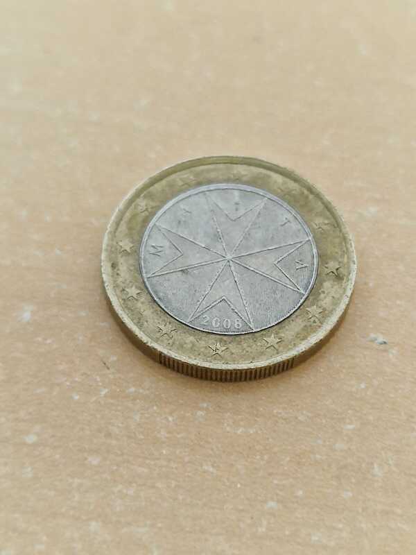 monedaa 1€ malta 2008 F
