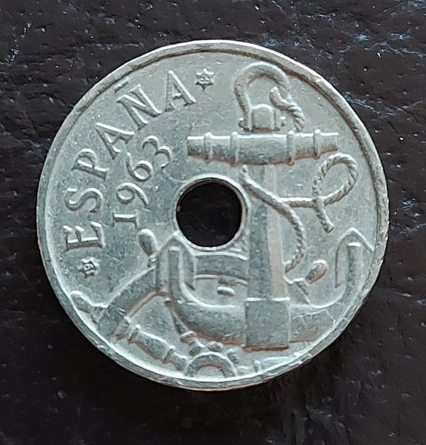 Moneda 50 Centimos España 1963