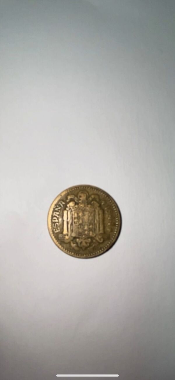 Moneda de 1 Pts. del Año 1944