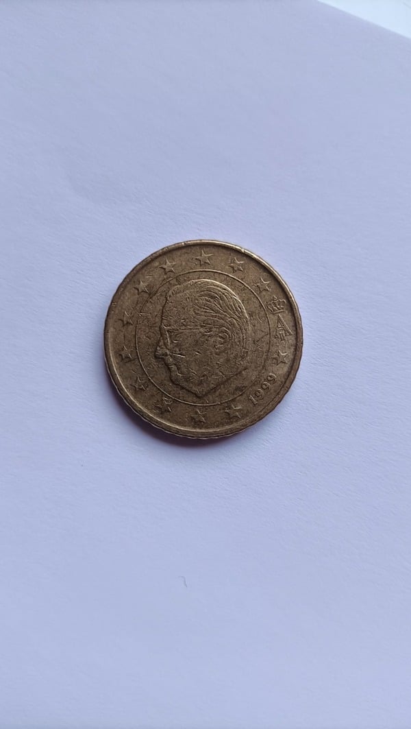 Moneda 50 céntimos Bélgica 1999