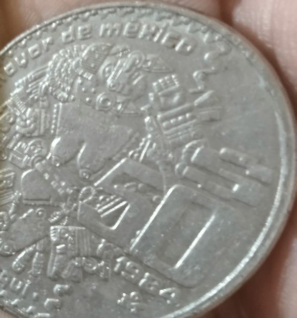 Moneda 50 pesos 1984