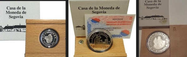 Conmemoración de la Casa de Moneda de Segovia 2001