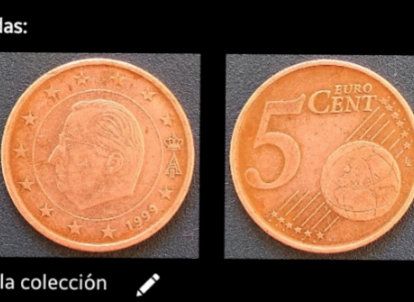 5 centavos de euros 1999