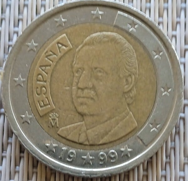 Moneda de 2€ Rey Juan Carlos I 1999