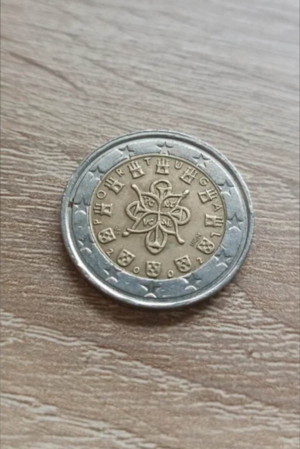 Moneda dos euros portugal 2002