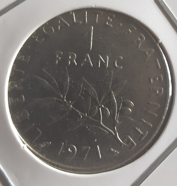 moneda FRANCIA 1 FRANCO 1971