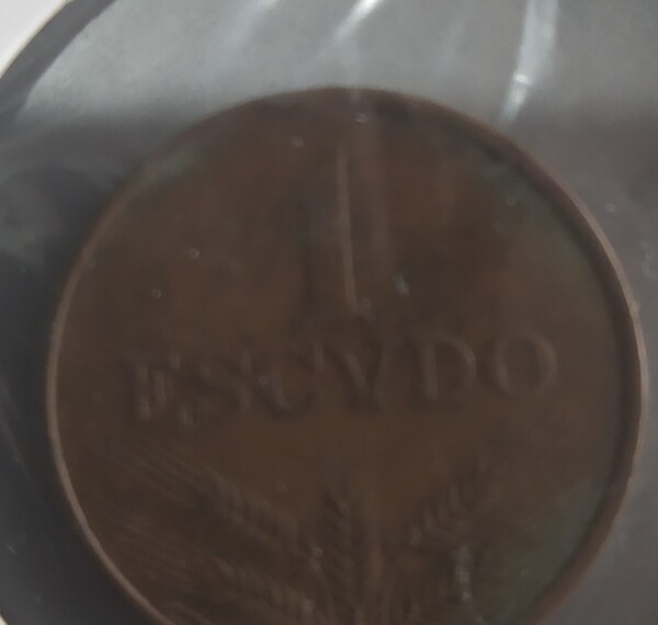 moneda PORTUGAL 1 ESCUDO 1974