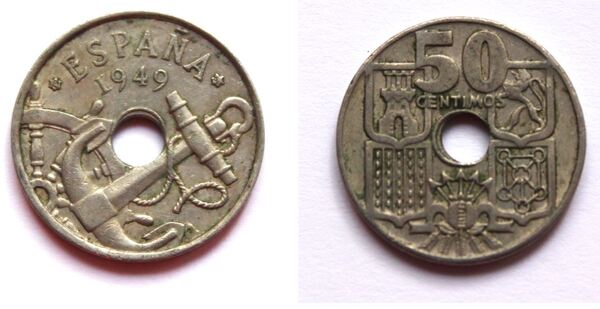 50 céntimos del 1949 *19