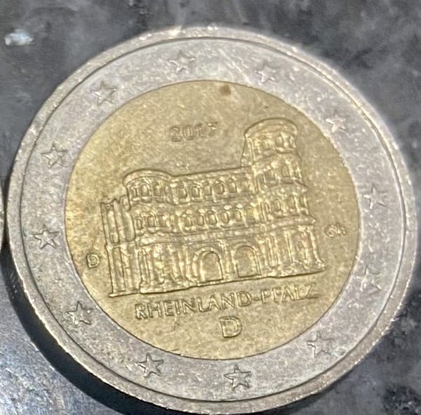 Moneda de 2€ Euros Rheinland-Platz