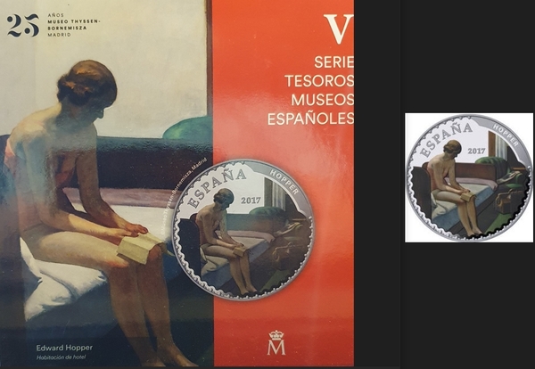 50 € V Serie Tesoros Museos Españoles 2017 (Cincuentín)