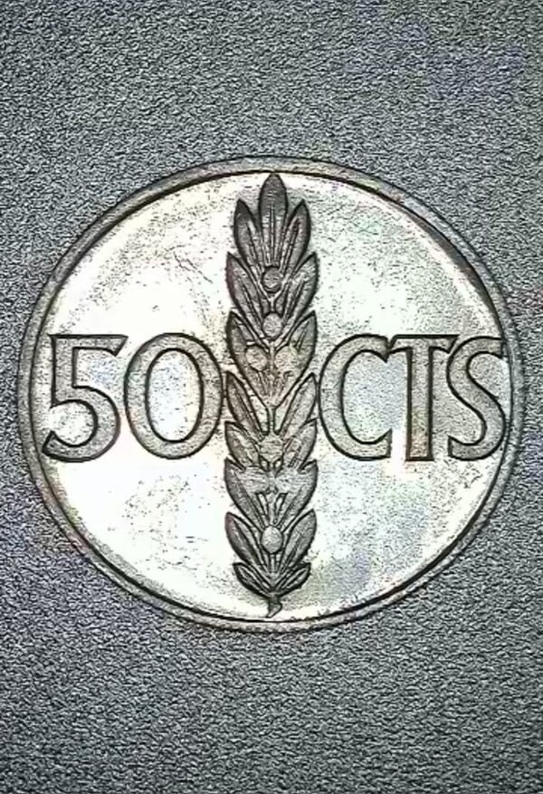 50 CTS 1966 FRANCO CAUDILLO DE ESPAÑA