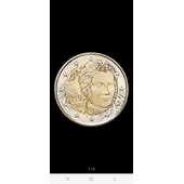Moneda 2 euros de Simone Veil 2018