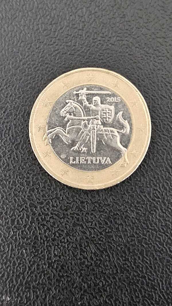Moneda 1 euro lituania