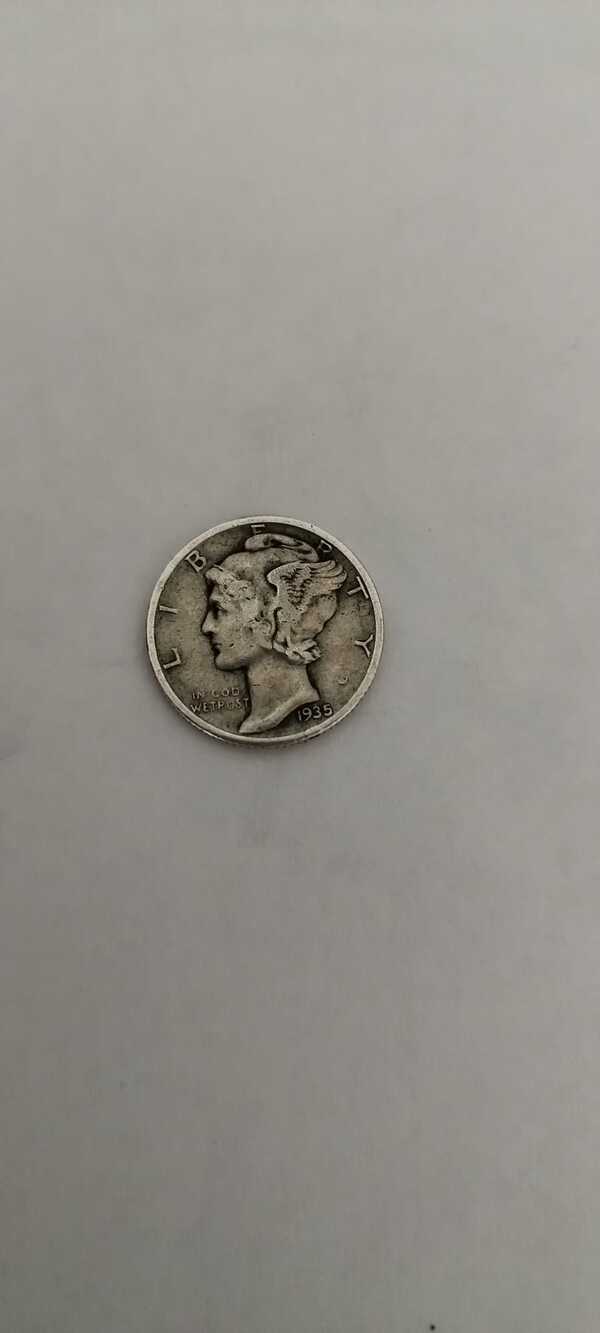 MONEDA ONE DIME 1936 ESTADOS UNIDOS DE AMERICA