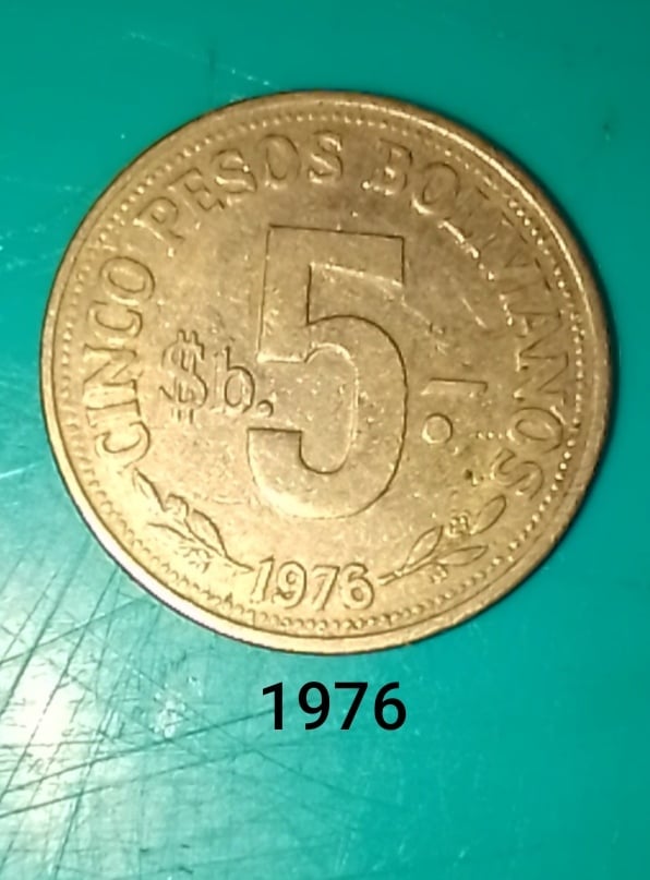 Moneda de 5 Boliviano