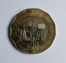 MEXICO: MONEDA CONMEMORATIVA DE 20 PESOS