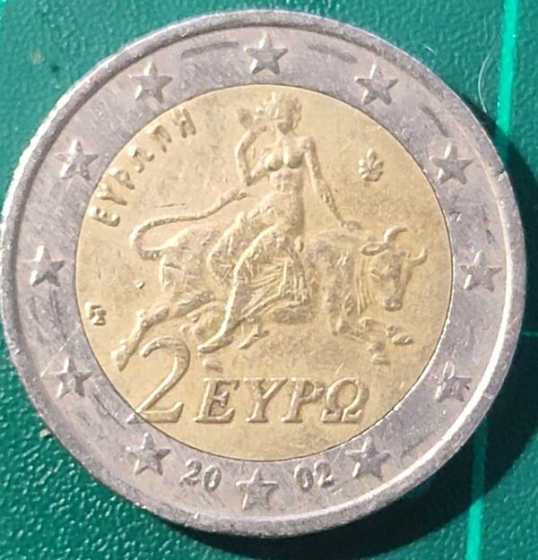 Moneda 2€ Grecia 2002