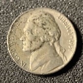 5 CENT. EEUU 1957