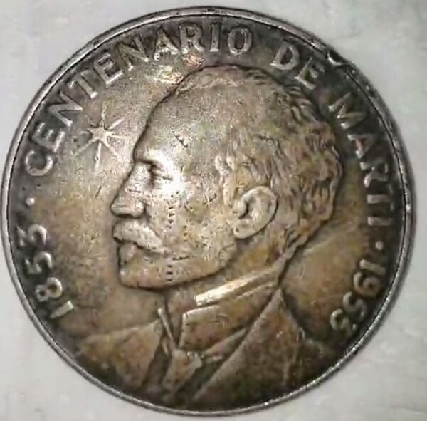 Moneda de cuba de l953 de  aniversario.