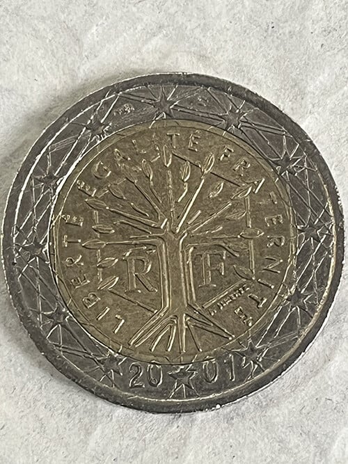 Moneda de 2€ Árbol de la Vida - 2001 Francia